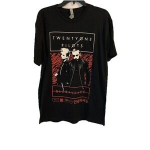 Twenty One 21 Pilots Blurry Face Tour 2015 Concert T-Shirt Unisex Size Large